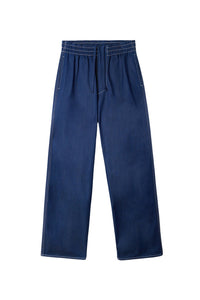 Elastic trousers - Blue