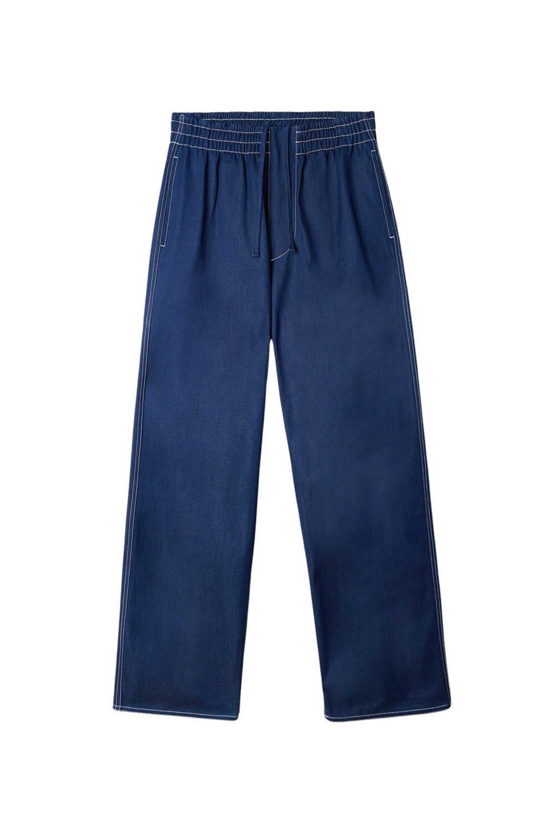 Elastic trousers - Blue