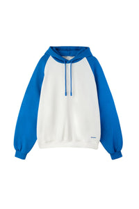 Contrast hoodie - Dust & Blue