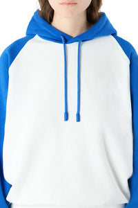 Contrast hoodie - Dust & Blue