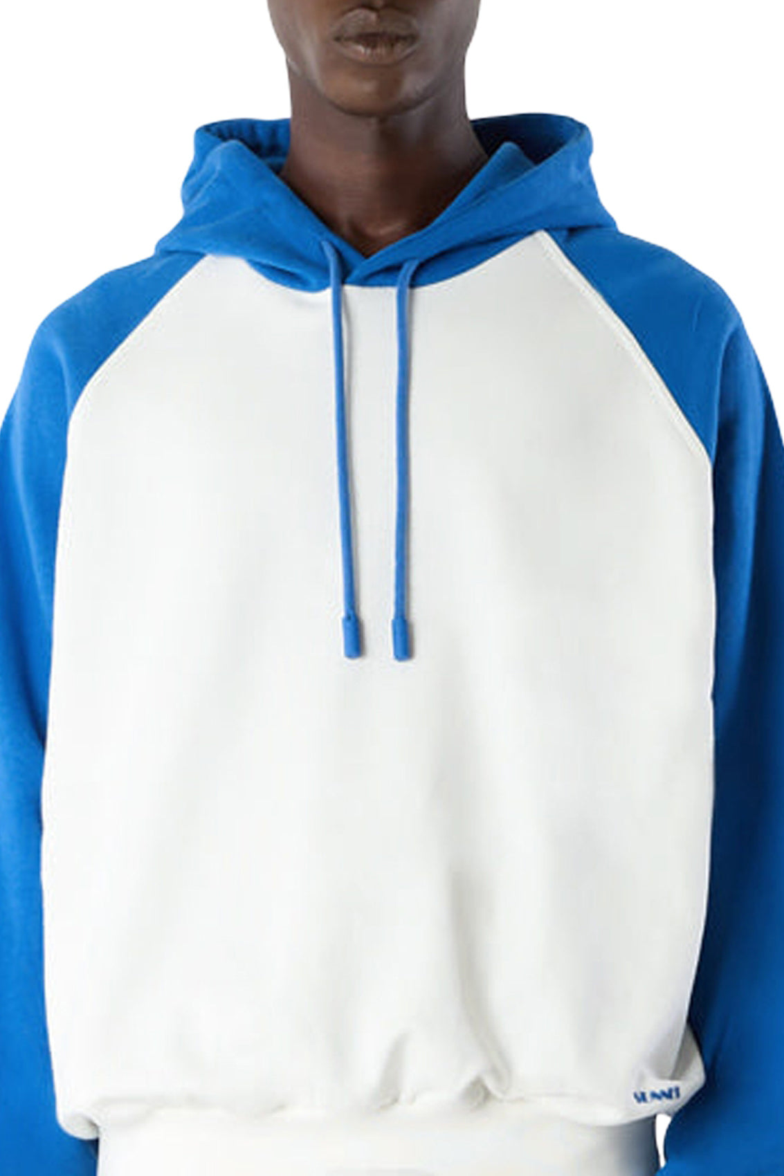 Contrast hoodie - Dust & Blue