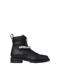 Cruz leather boots - Black & White