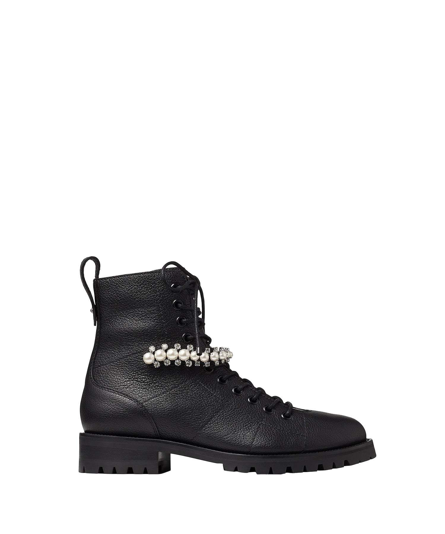 Cruz leather boots - Black & White