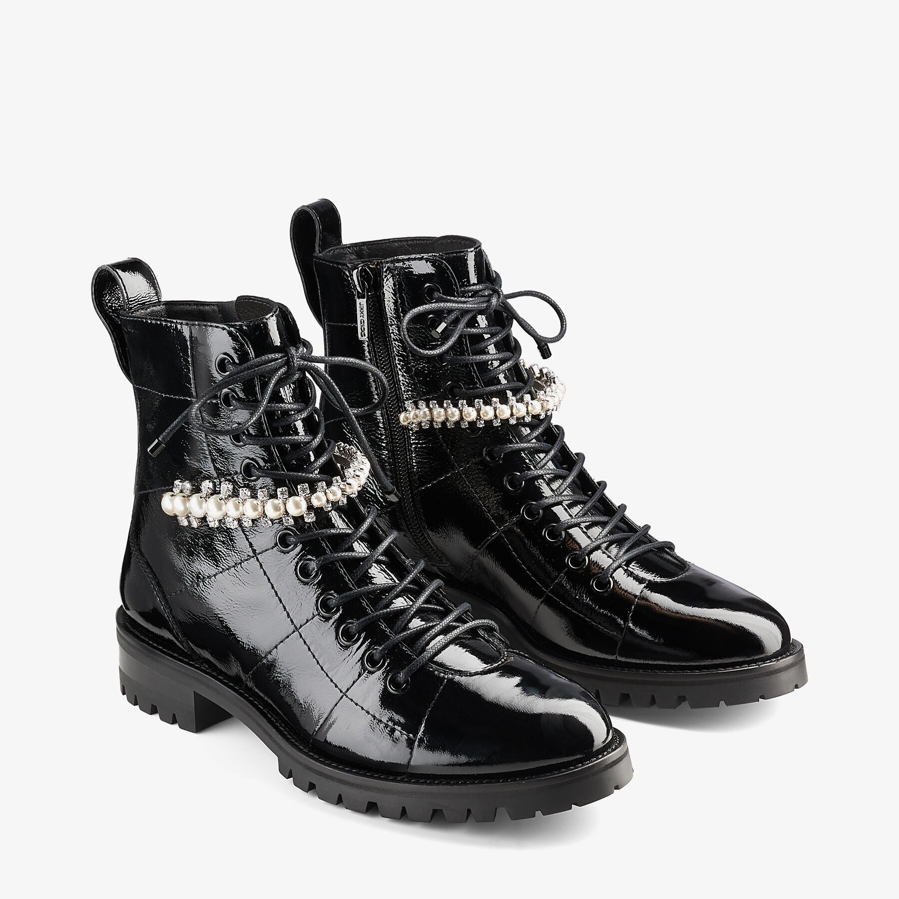 Bottines Cruz en cuir - Black