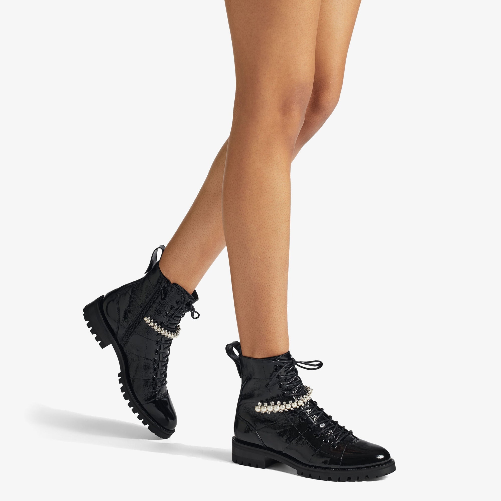 Bottines Cruz en cuir - Black