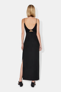 Crystal Bustier Dress - Black