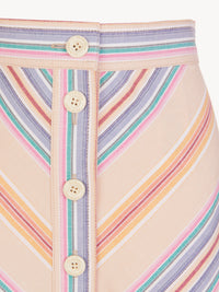 BASEPLUS_Multicolor Pink SKIRT - Multicolor Pink