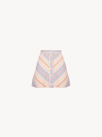 BASEPLUS_Multicolor Pink SKIRT - Multicolor Pink
