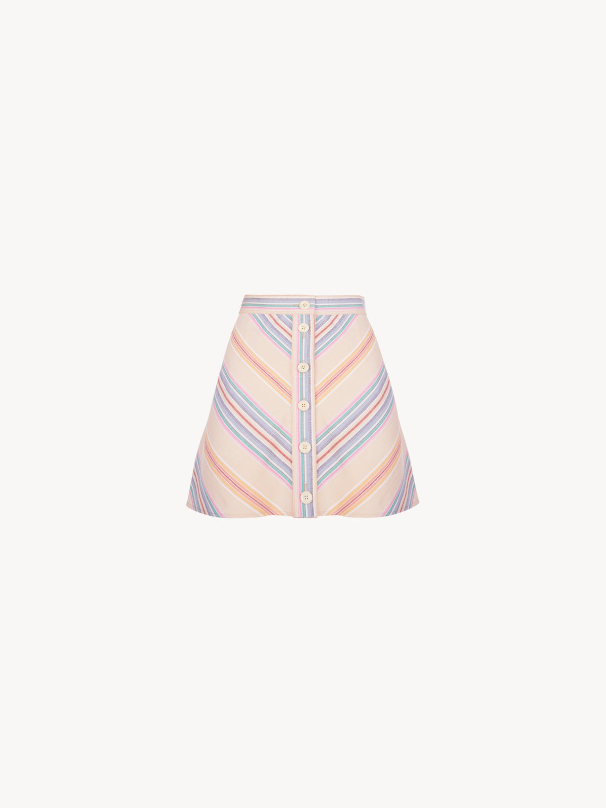 BASEPLUS_Multicolor Pink SKIRT - Multicolor Pink