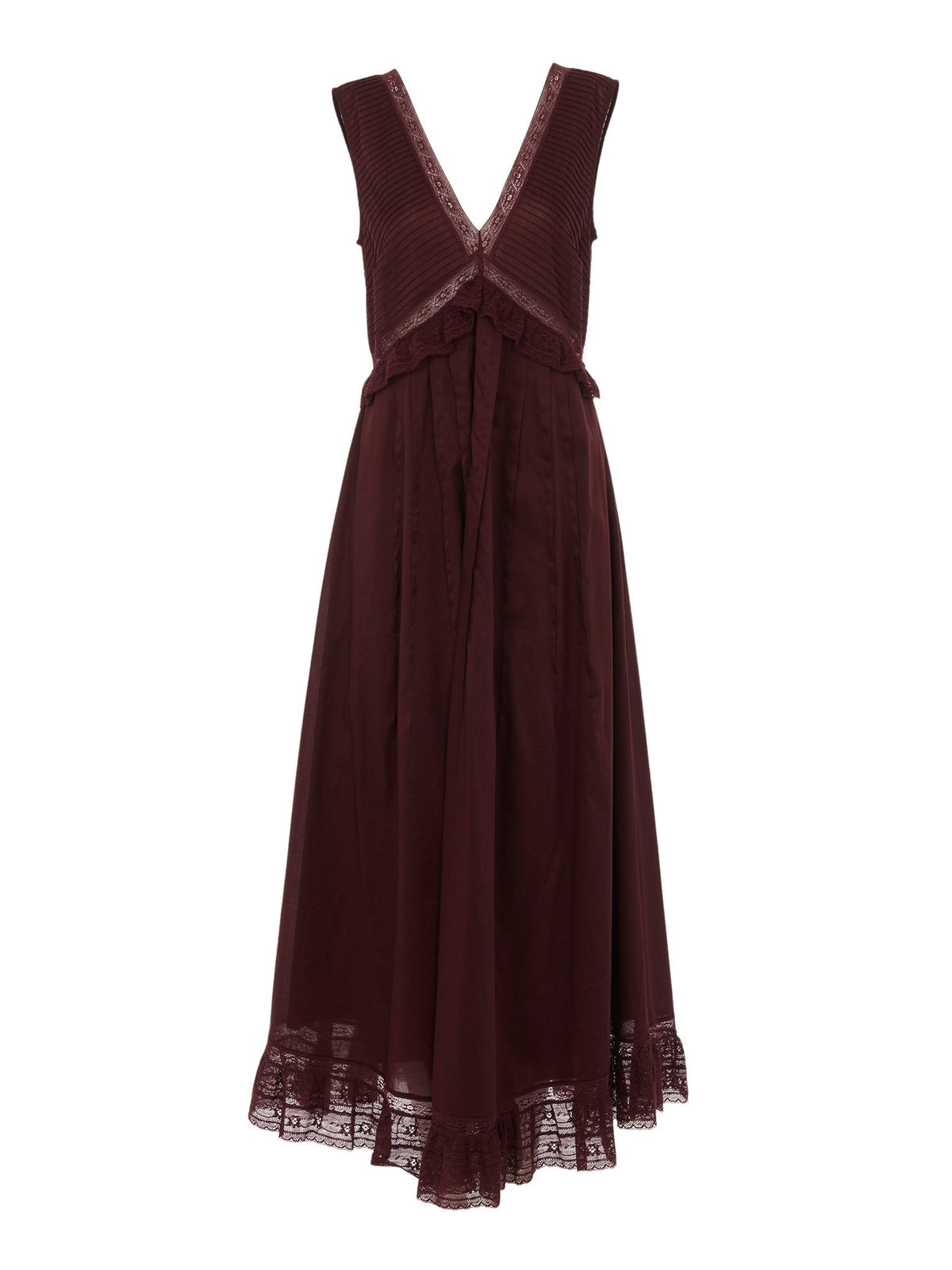 BASEPLUS_Burnt Mahogany DRESS - Burnt Mahogany