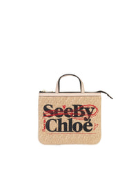 Straw Beige FLAT POUCHES - Straw Beige