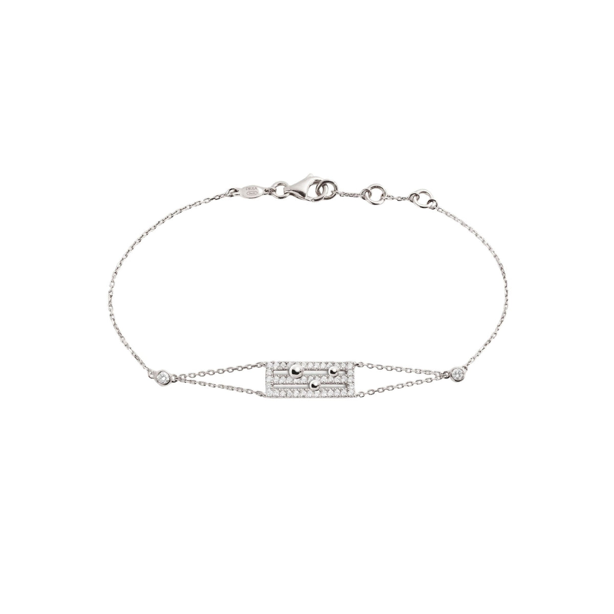 Bracelet Cosmic Spell en Or blanc 18K serti de diamants - Blanc
