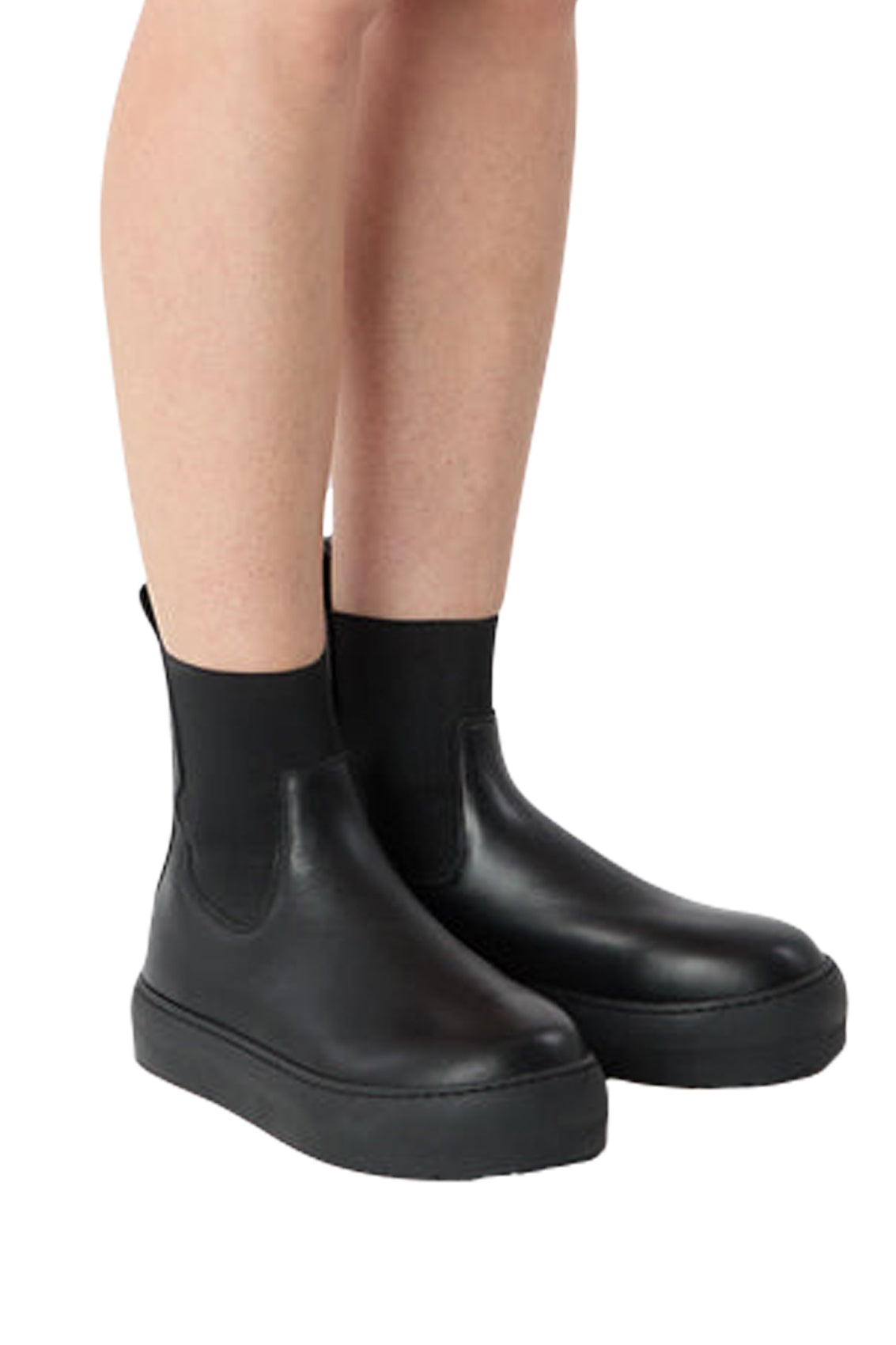 Rêve leather boots - Black