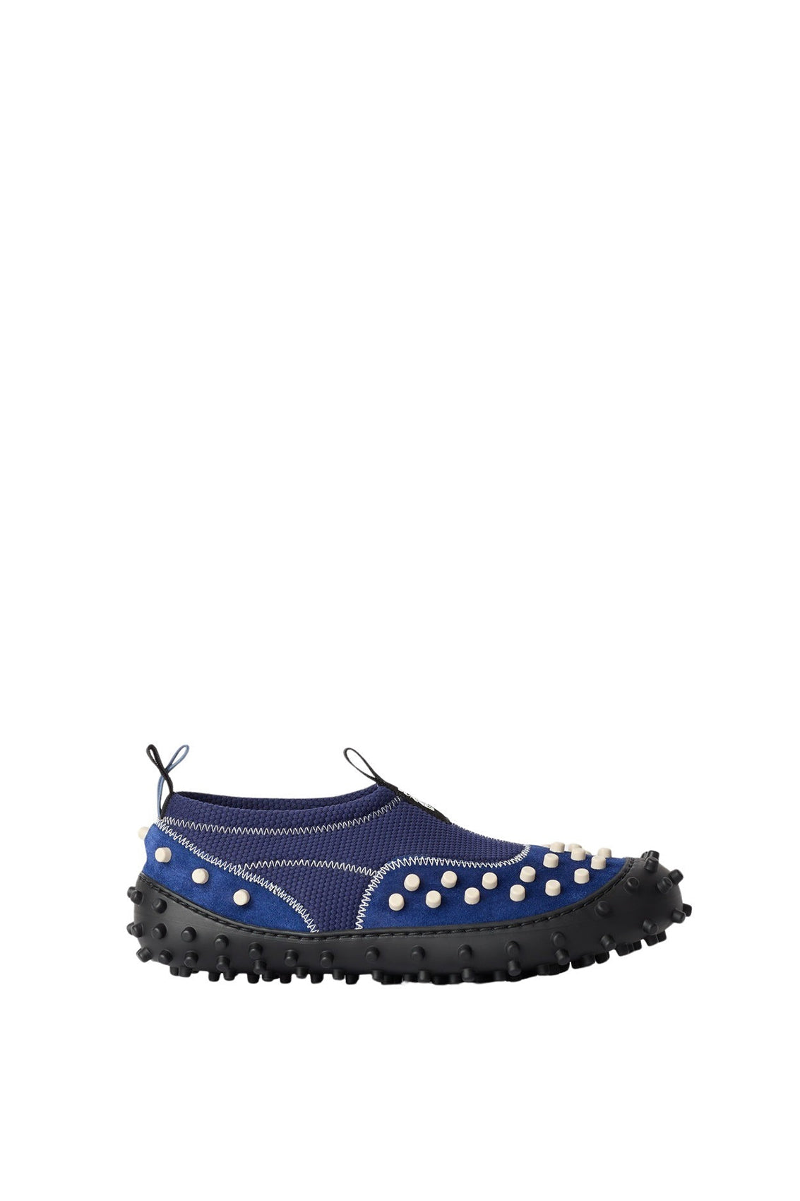 1000Chiodi slip-on sneakers in leather - Navy