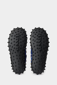 1000Chiodi slip-on sneakers in leather - Navy