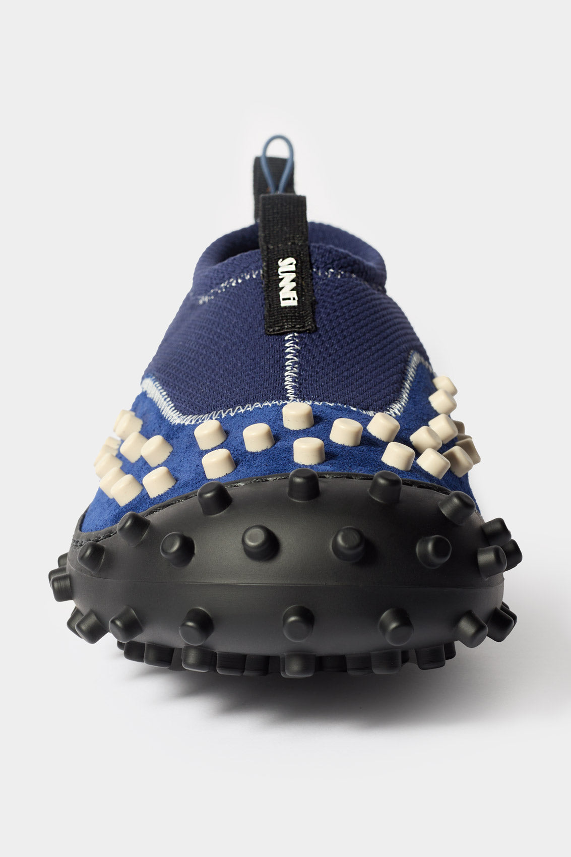 1000Chiodi slip-on sneakers in leather - Navy