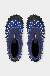 1000Chiodi slip-on sneakers in leather - Navy