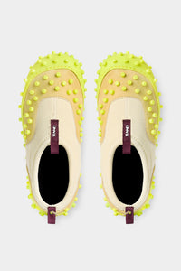 1000Chiodi slip-on sneakers in leather - Yellow