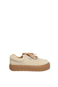 Rêveur sneakers in leather - Cream & Caramel