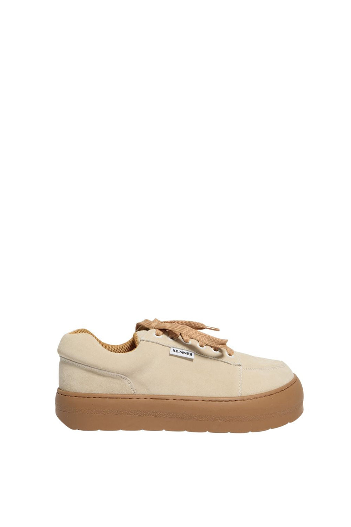 Rêveur sneakers in leather - Cream & Caramel