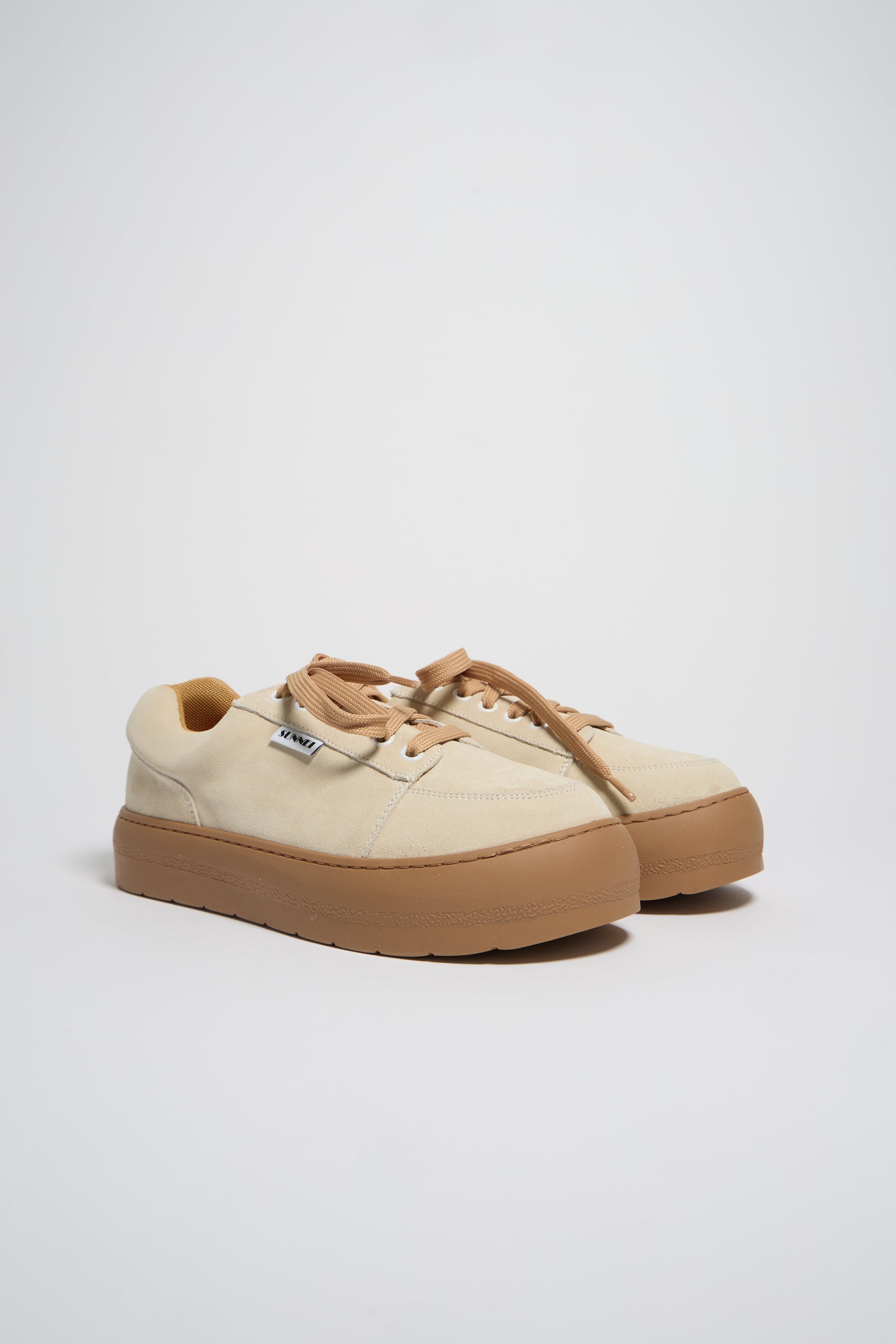 Rêveur sneakers in leather - Cream & Caramel