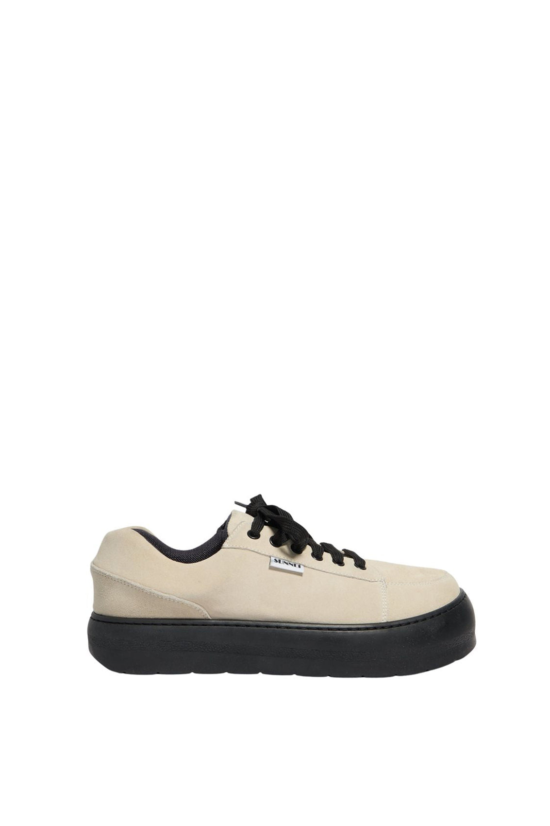 Rêveur sneakers in leather - Cream & Black