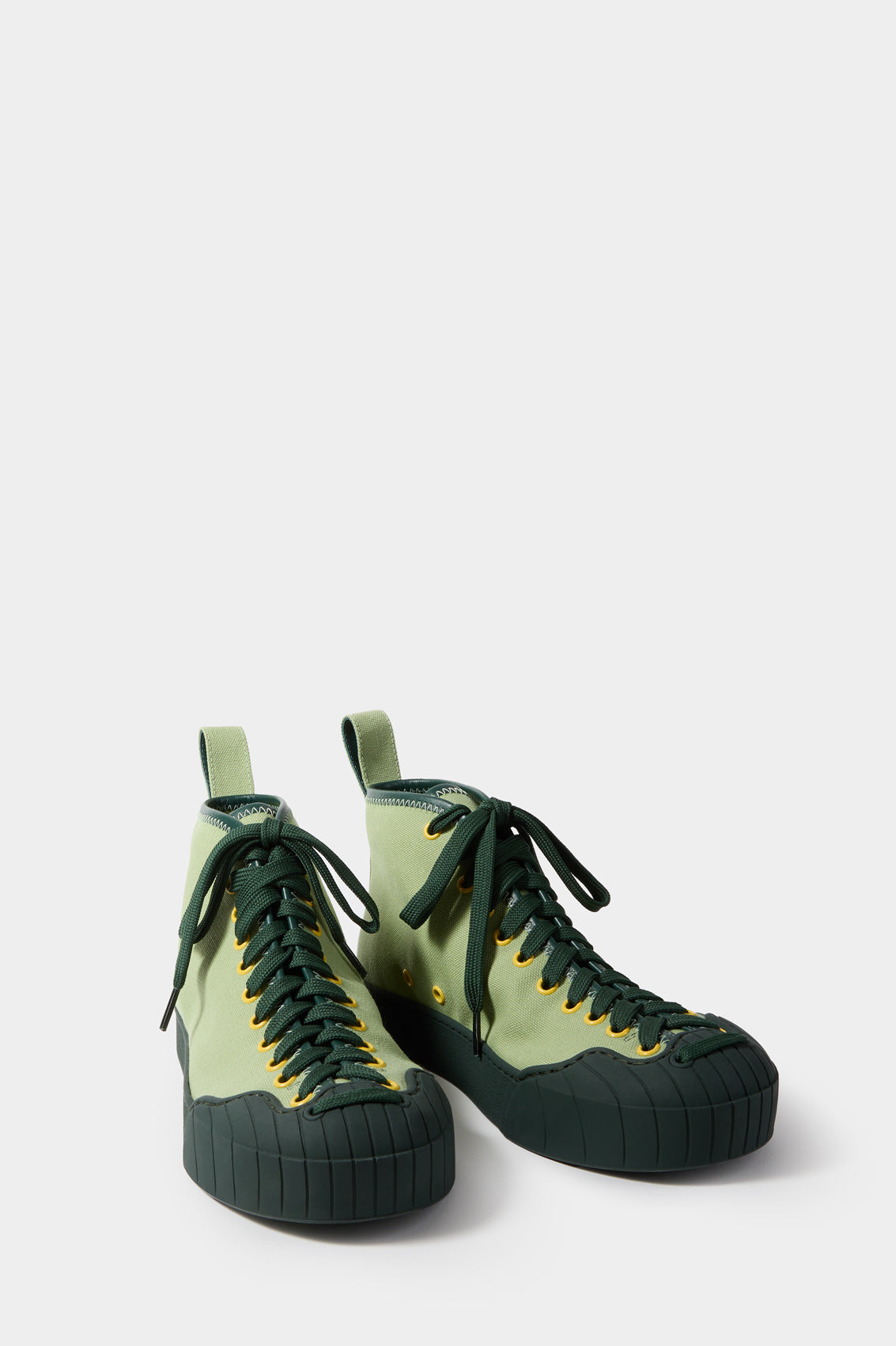 Isi high-top trainers - Pale Green