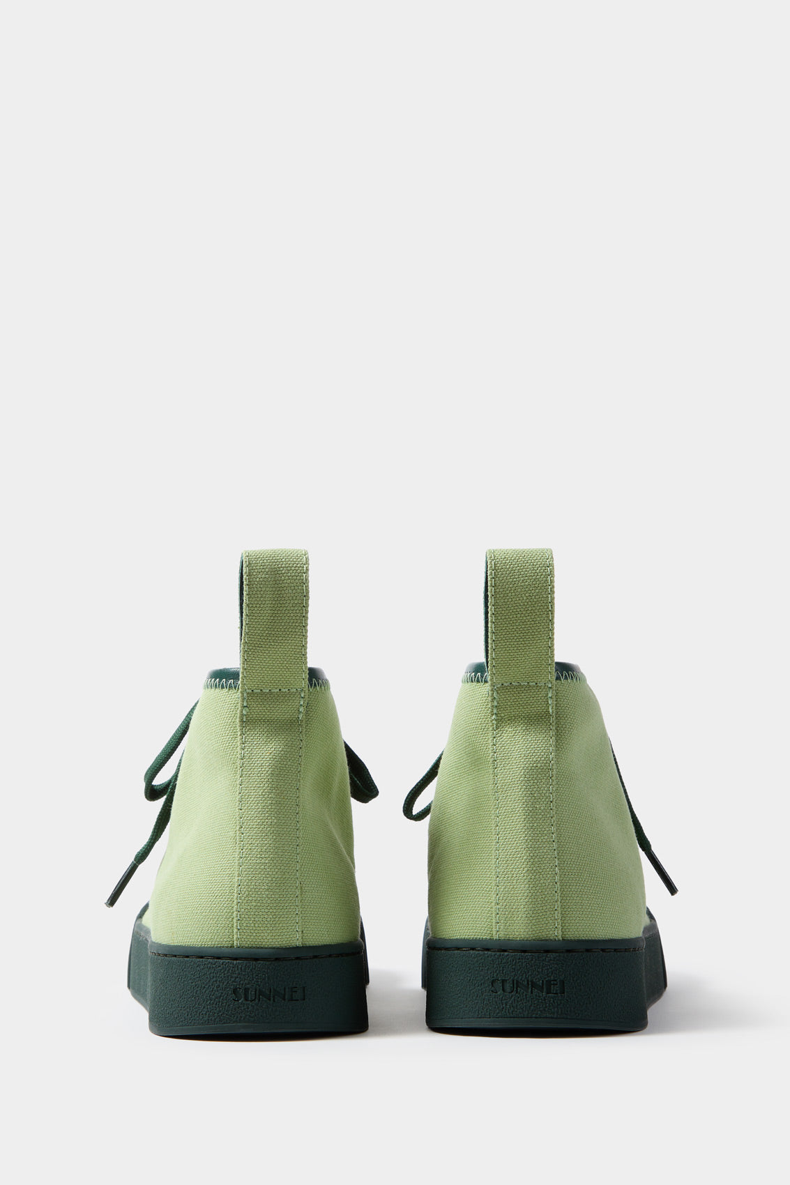 Isi high-top trainers - Pale Green