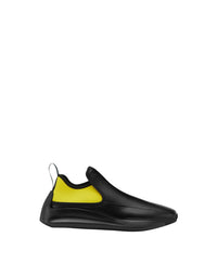 Sneakers unisexe bicolores en cuir - Nero