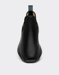Sneakers unisexe bicolores en cuir - Nero