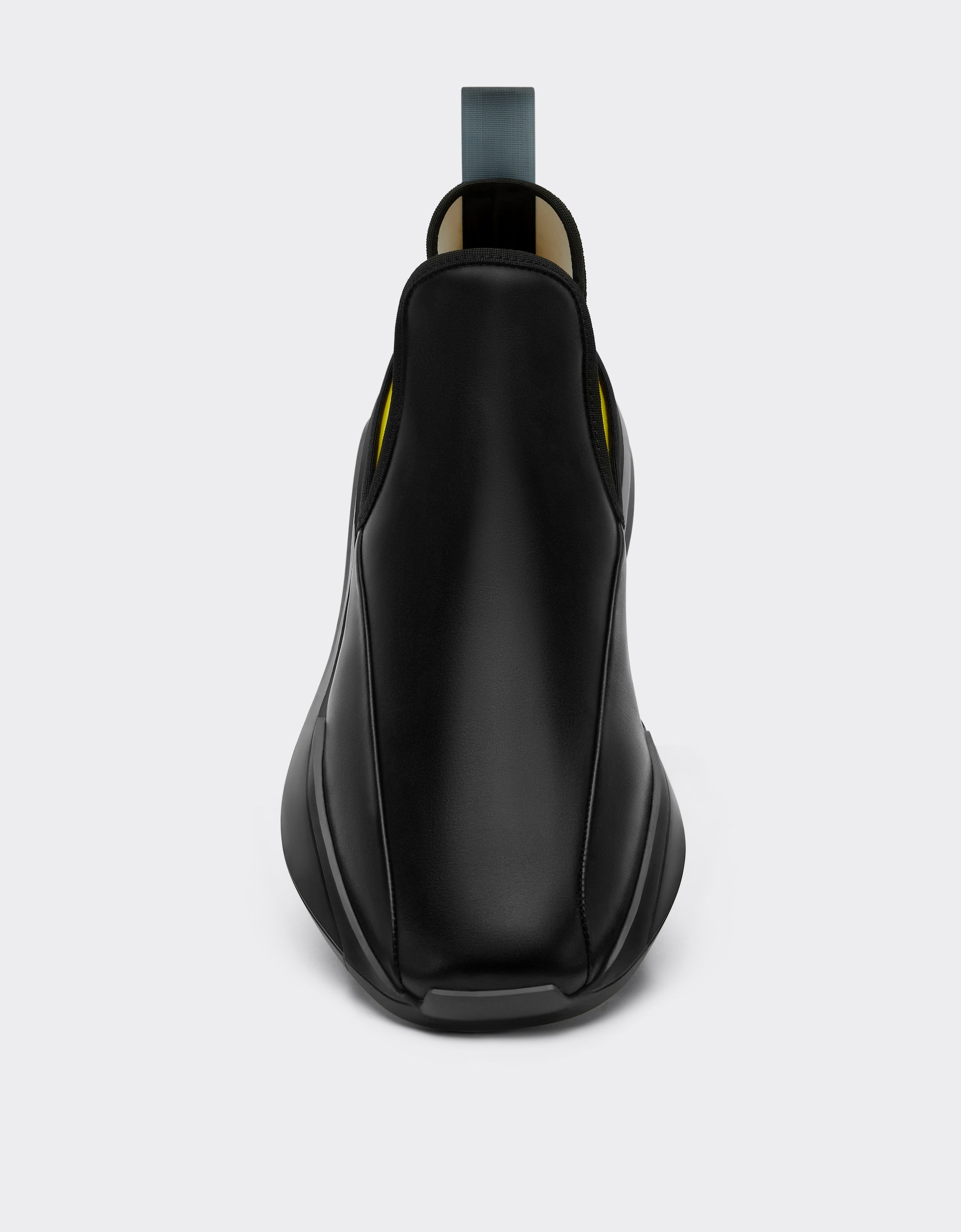 Sneakers unisexe bicolores en cuir - Nero