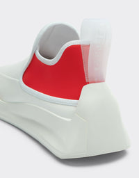 Sneakers unisexe bicolores en cuir - Bianco