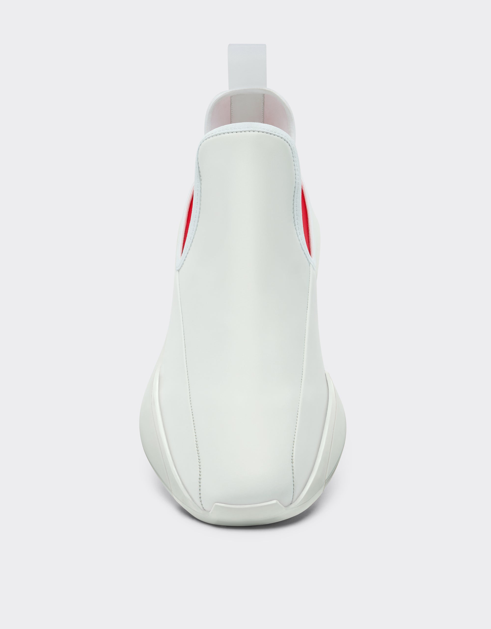 Sneakers unisexe bicolores en cuir - Bianco