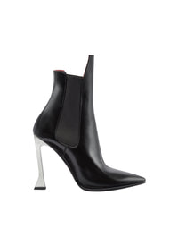 Bottines en cuir brossé - Nero