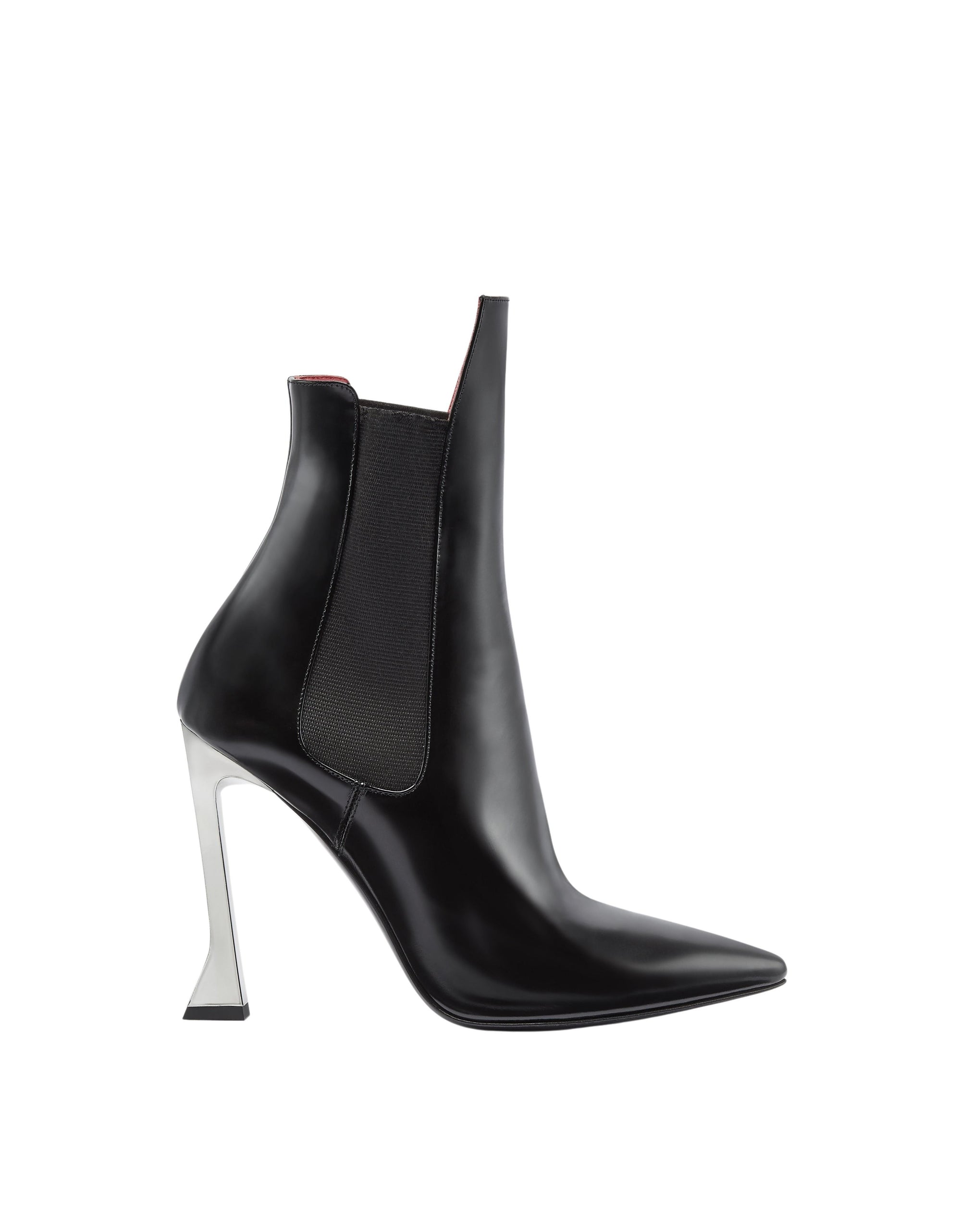 Bottines en cuir brossé - Nero