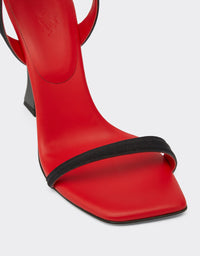 Sandales à talon avec bride - Nero
