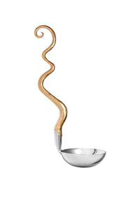 Haas Twisted Horn Ladle - Platinum & Gold