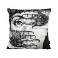 Abbaglio cushion - Black & White