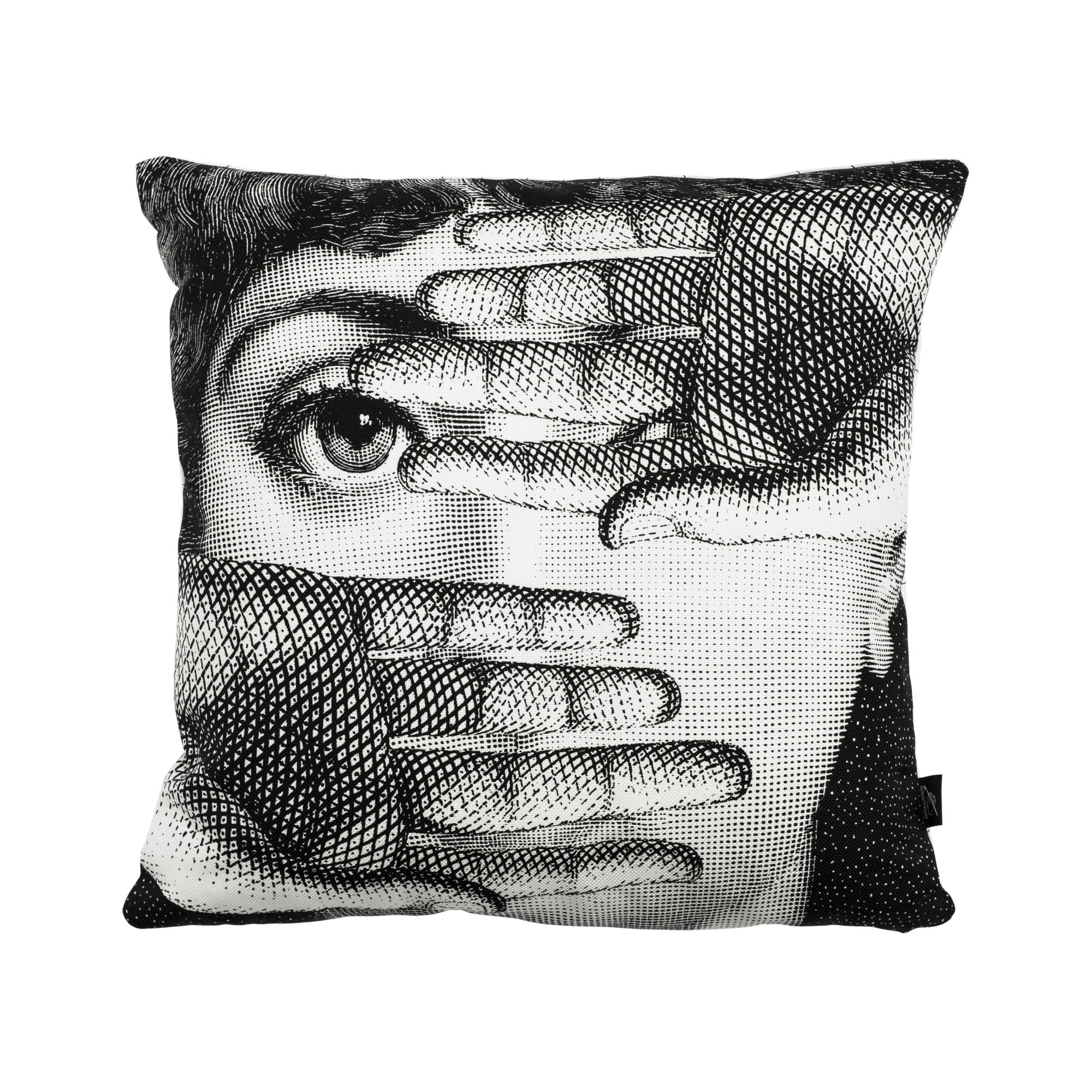 Abbaglio cushion - Black & White