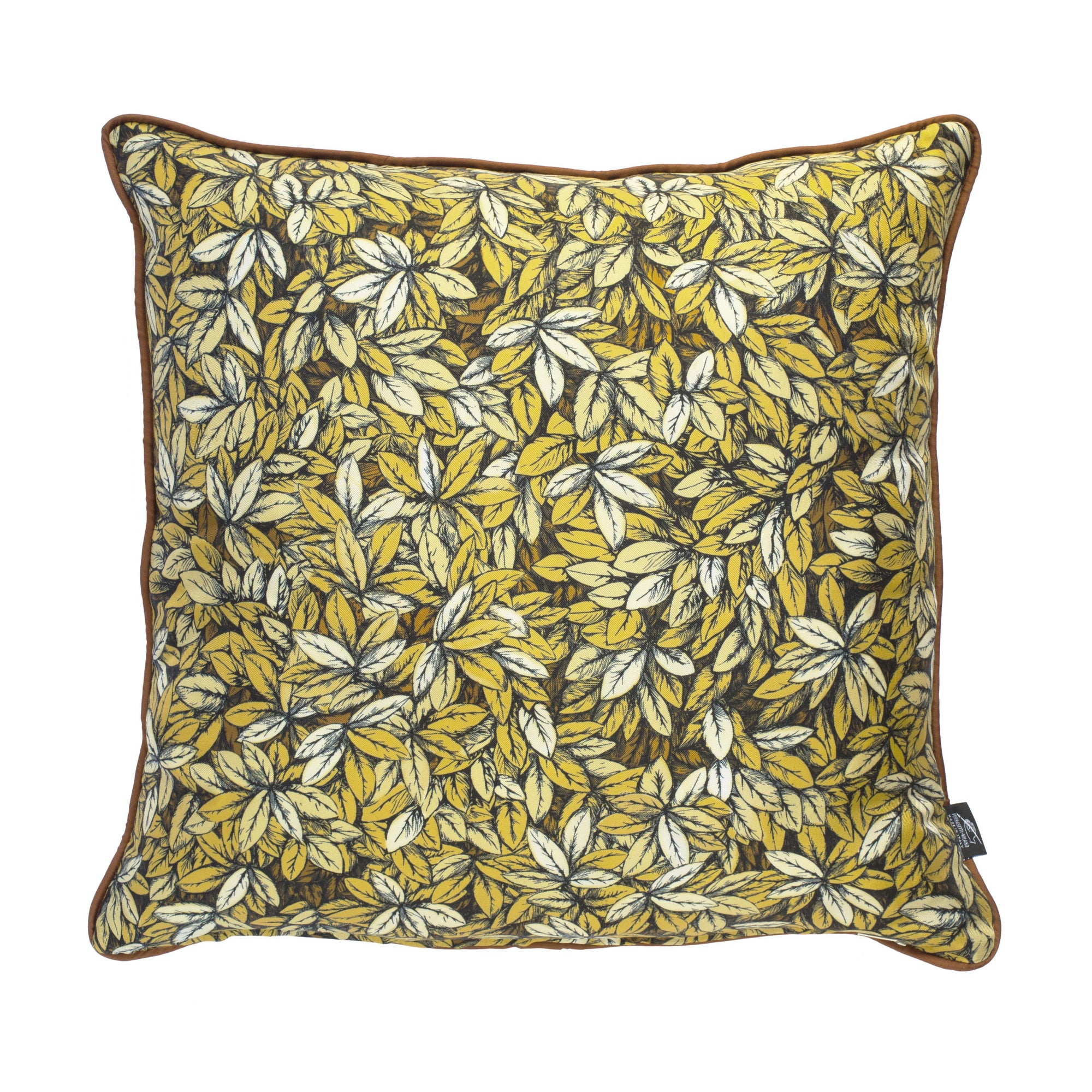 Silk cushion - Yellow