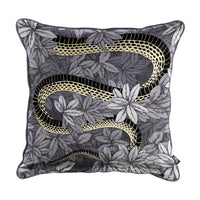 Peccato Originale silk cushion - Grey