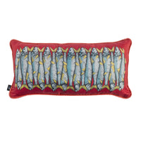 Sardine silk cushion - Red