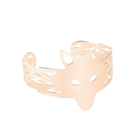 Wolf Wolf 18-carat rose gold cuff - Rose