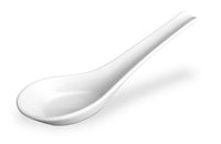Cuillère Chinoise en porcelaine - Blanc