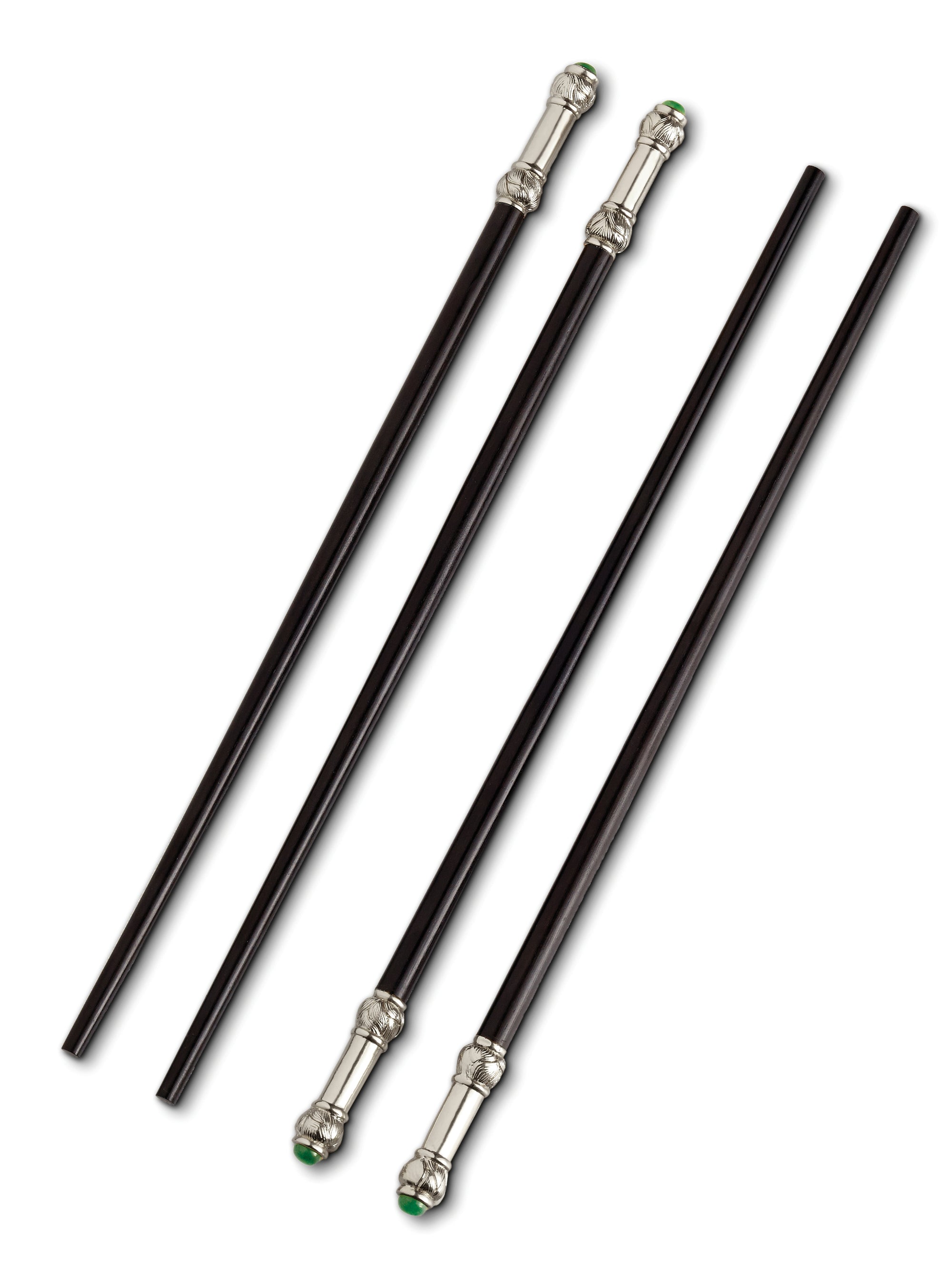 Coffret de 2 baguettes - Noir & Platine