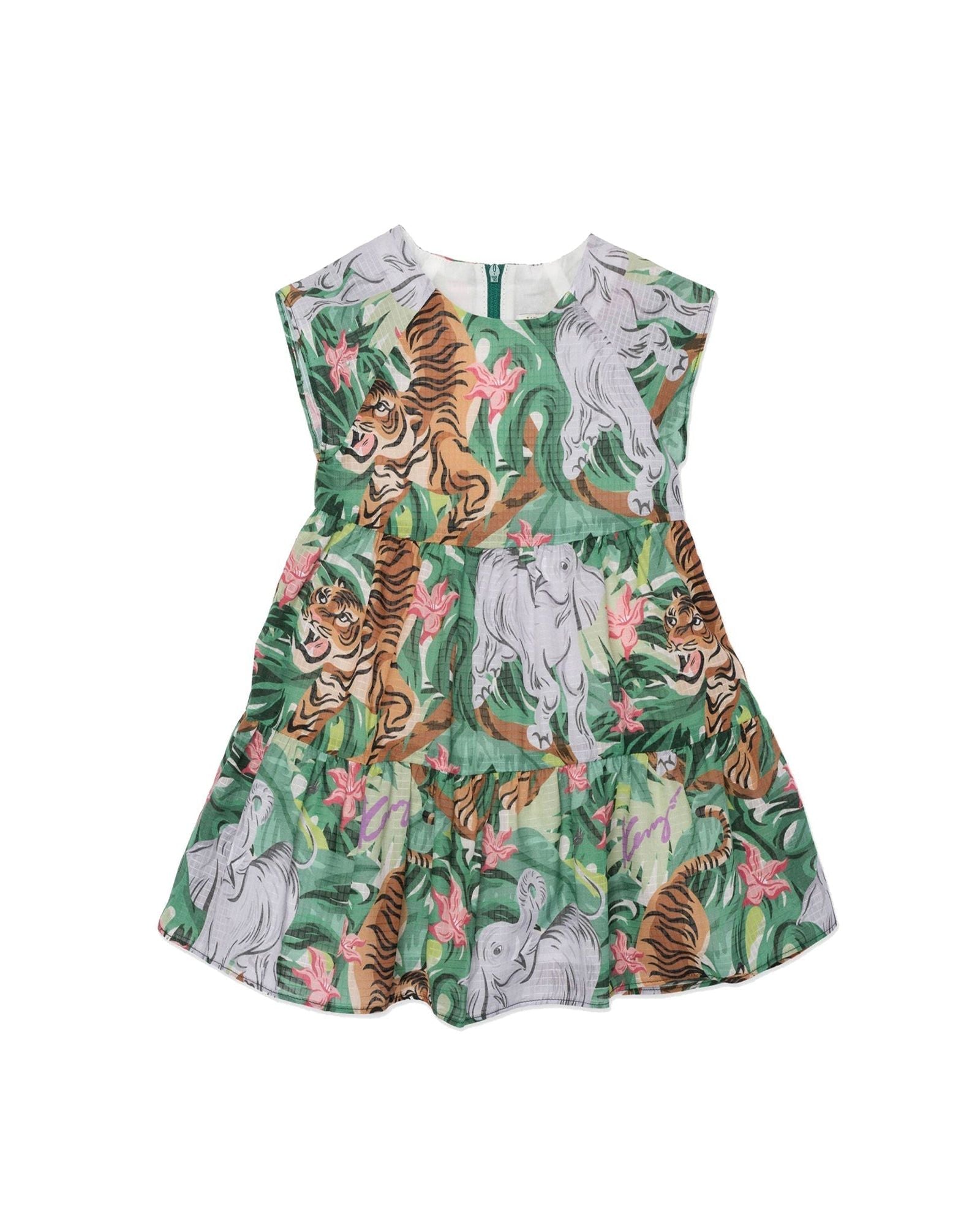 Robe all-over Jungle - Prussian gre