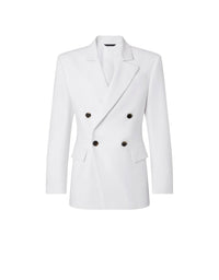 Blazer ajusté en laine - Avorio