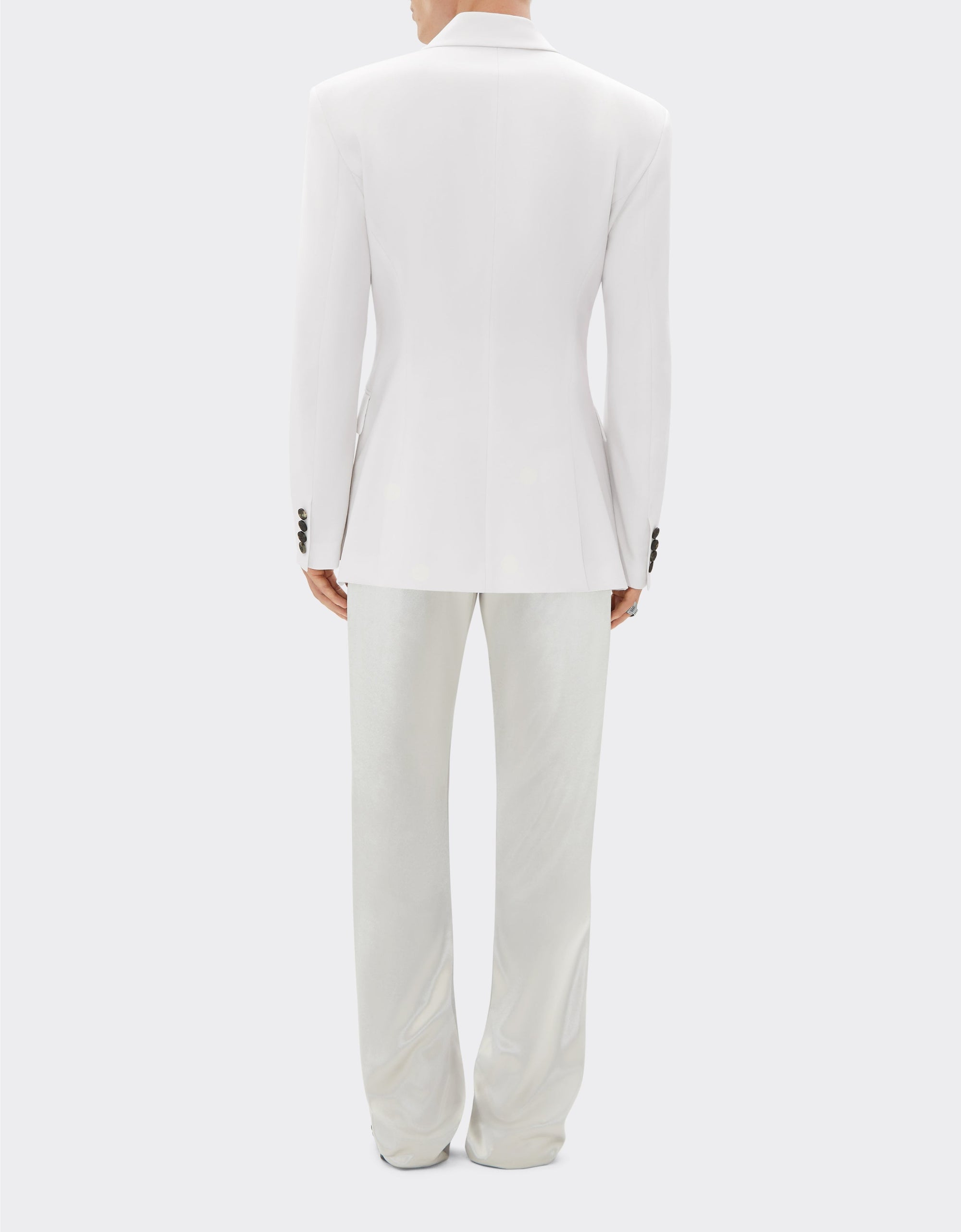 Blazer ajusté en laine - Avorio