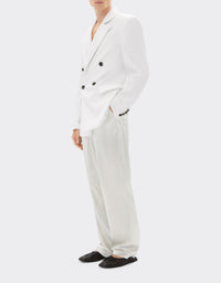 Blazer ajusté en laine - Avorio