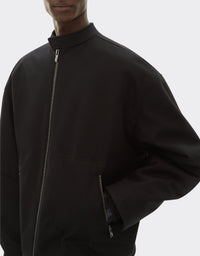 Veste oversize en laine - Nero